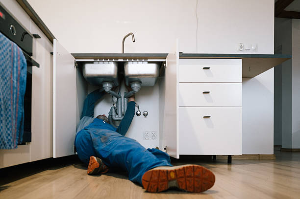 Professional Plumbing technician working in Rustburg, VA